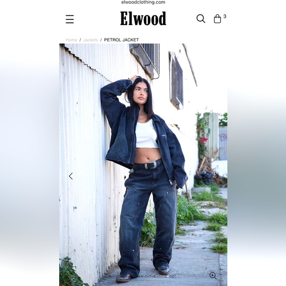 Elwood PETROL JACKET Black L